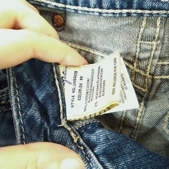 Miss Me Jeans Chic Woman's Blue Jeans Size 28 - Picture 7 of 7